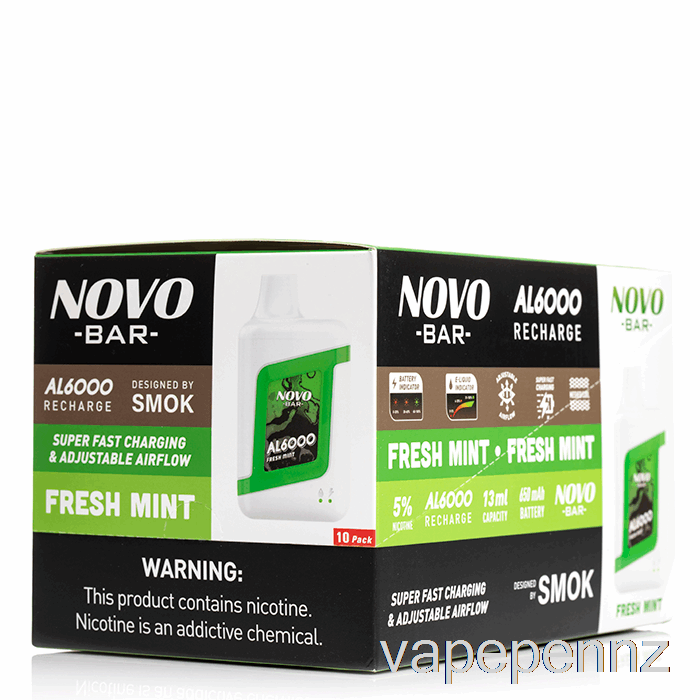 [10-Pack] SMOK Novo Bar AL6000 Disposable VAPE NZ
